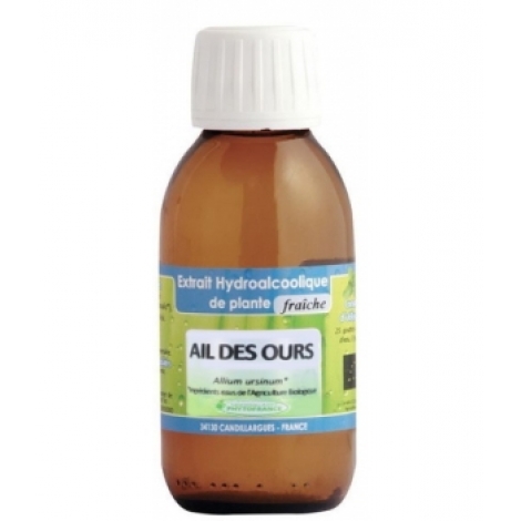Phytofrance Extrait hydro alcoolique Ail des ours bio 125 ml Phytofrance