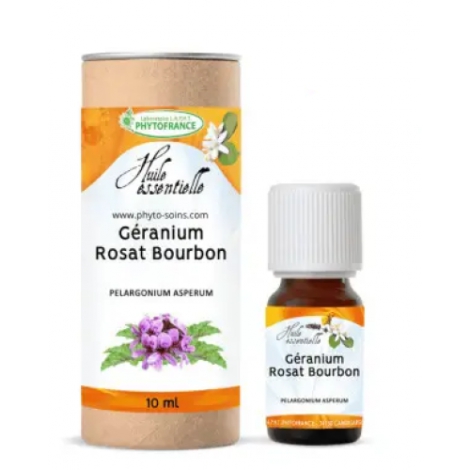 Phytofrance Huile essentielle GéRANIUM BOURBON BIO 10 ml Phytofrance