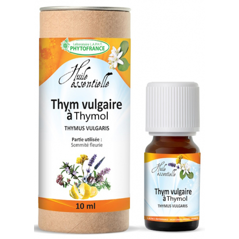 Phytofrance Huile Essentielle Thym Thymol 10 ml Phytofrance