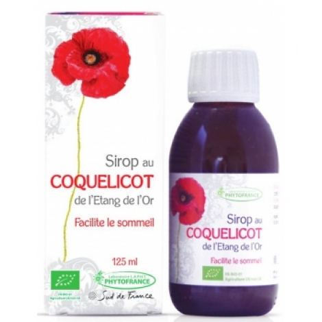 Phytofrance Sirop de Coquelicot Bio 125 Ml Phytofrance