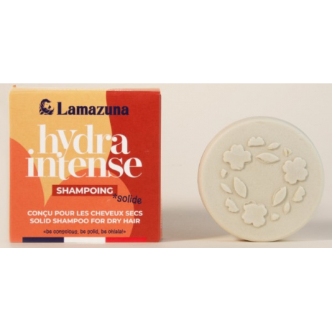 Lamazuna Shampoing solide Cheveux secs huile de coco vierge 70gr Lamazuna