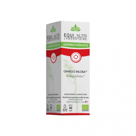 Equi - Nutri Ginkgo Biloba bio Flacon compte gouttes 30ml Equi - Nutri