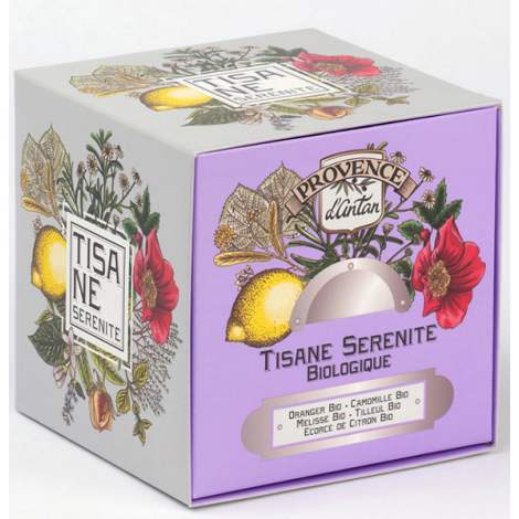 Provence D Antan Tisane Be Cube Sérénité bio 24 sachets 36 gr recharge carton Onaturel