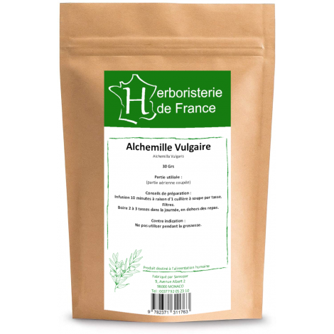 Herboristerie De France Tisane Alchémille Vulgaire 30 gr Herboristerie de France