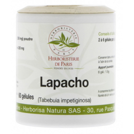Herboristerie De Paris Lapacho Ecorce 250 mg 60 gélules Herboristerie De Paris