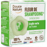 Douce Nature Fleur de Shampooing solide cheveux gras Ortie Karité Argile verte 85g Douce Nature
