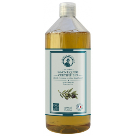 L'Artisan Savonnier Savon liquide certifié Bio sans parfum recharge 1L L artisan Savonnier Hygiène