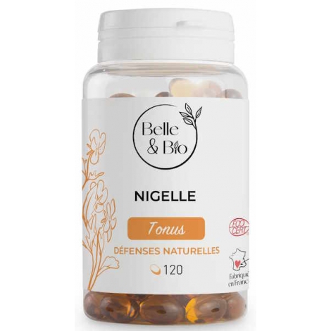 Belle et Bio Huile de Nigelle bio 120 capsules Belle et Bio