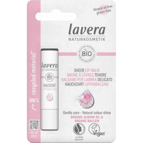 Lavera Baume à lèvres rose tendre 4.5g douceur et soin Onaturel