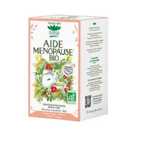 Romon Nature Tisane Aide Ménopause bio 20 sachets 32g Romon Nature