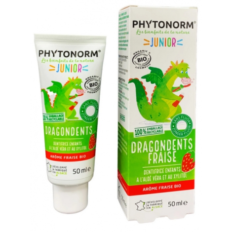 Phytonorm Dragondents fraise sans fluor 50 ml Phytonorm