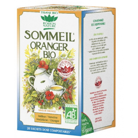 Romon Nature Tisane Sommeil Oranger 20 sachets 32g Romon Nature