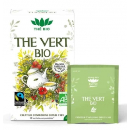 Romon Nature Tisane Thé vert bio 18 sachets 36g Romon Nature