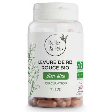 Belle et Bio Levure de Riz rouge bio 120 gélules Belle et Bio