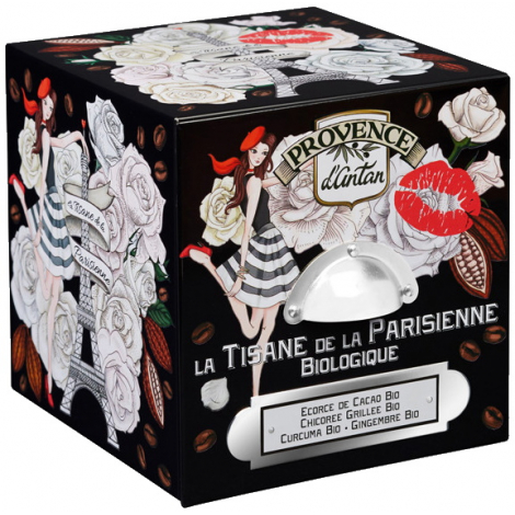 Provence d'Antan Tisane de la parisienne biologique boite métal 24 sachets Provence D Antan