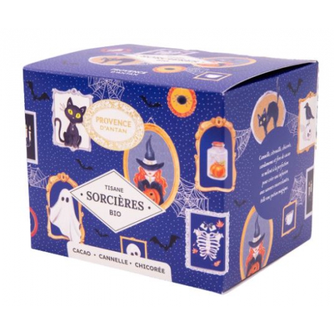 Provence d'Antan Tisane Bio Sortilège des sorcières 20 sachets Recharge carton Provence D Antan