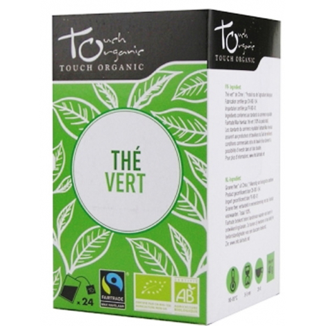 Touch Organic Thé vert BIO 24 sachets 48g Onaturel