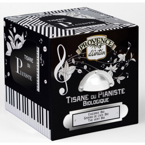 Provence d'Antan Tisane du Pianiste biologique 24 sachets boite métal Provence D Antan