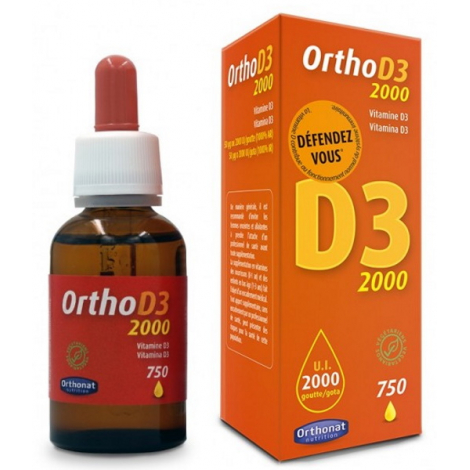 Orthonat Nutrition Ortho D3 2000 UI 750 gouttes flacon de 30ml Orthonat Nutrition