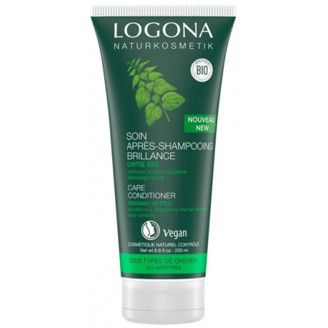 Logona Soin Après shampoing brillance ortie Bio 200ml Logona