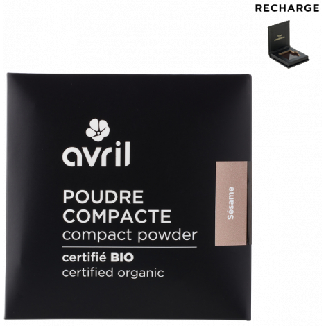 Avril Beauté Poudre compacte Sésame certifiée Bio Avril Beauté