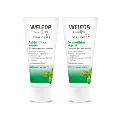Weleda Duo Gel dentifrice végétal sensibilité gingivale 75ml Weleda