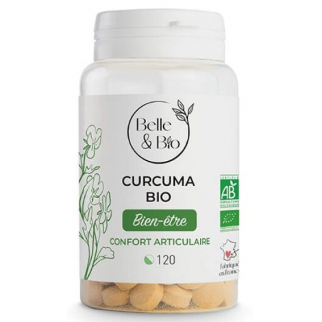 Belle et Bio Curcuma piperine Bio 120 comprimés santé articulaire Onaturel