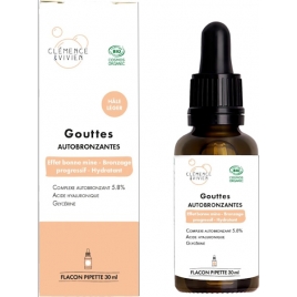 Clémence et Vivien Gouttes autobronzantes hâle léger 30 ml Clemence & Vivien