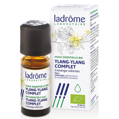 Ladrôme Huile essentielle bio Ylang Ylang complète 10ml Onaturel