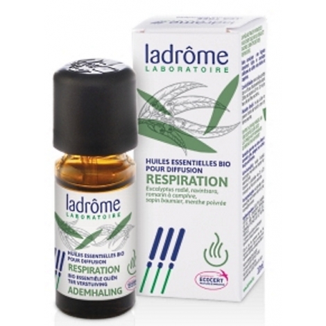 Ladrome Mélange pour diffusion RESPIRATION 10ml synergie d'huiles essentielles Onaturel