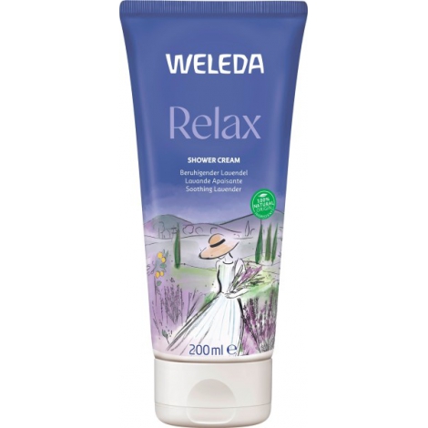 Weleda Crème de douche Relax Lavande Bergamote Vetiver 200ml Weleda