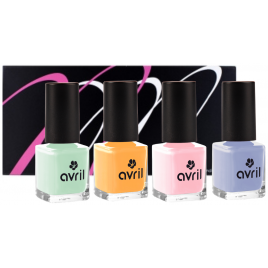 Coffret Mondebio Box vernis Pastel Candy Mondebiobox