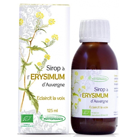 Phytofrance Sirop Erysimum Bio 125 ml Phytofrance