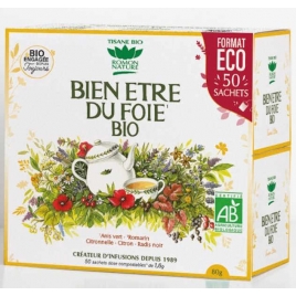 Romon Nature Tisane Bien être du foie 50 sachets Romon Nature