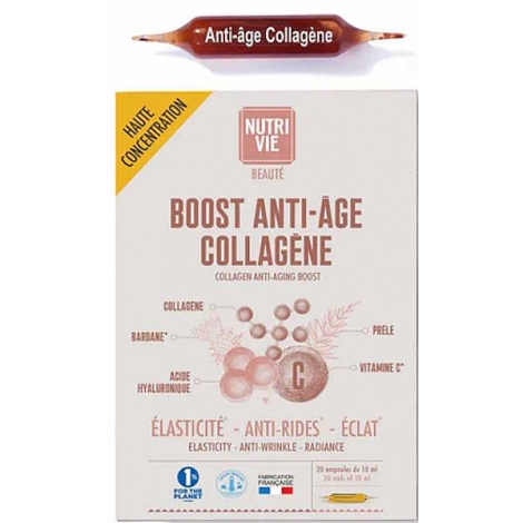 Nutrivie Boost Anti age Collagène 20 ampoules buvables Nutrivie