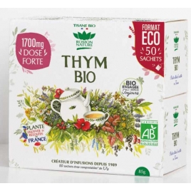 Romon Nature Tisane Thym Bio 50 sachets Romon Nature