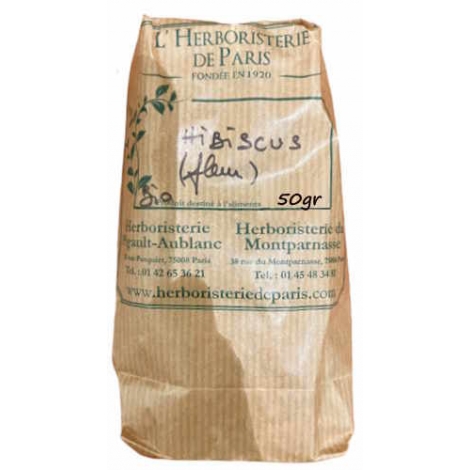 Herboristerie de Paris Tisane Hibiscus Bio 50 gr Herboristerie De Paris