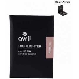 Avril Highlighter Quartz Rose 5 gr recharge embellit le teint Onaturel