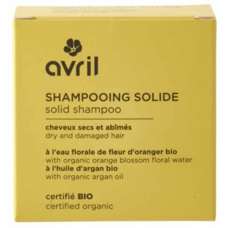 Avril Shampooing solide Cheveux secs et abîmés 85 gr Avril Beauté