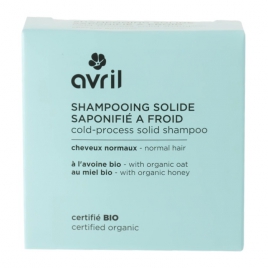 Avril Shampooing solide saponifié à froid Cheveux normaux 100g Avril Beauté