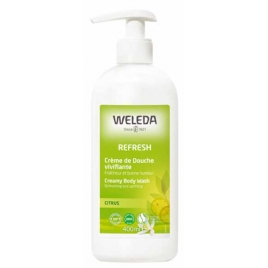 Weleda Crème de douche vivifiante au Citrus 400ml huile de sésame citron Onaturel