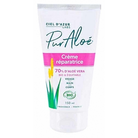 Puraloé Crème Réparatrice Pur Aloé 70% 150 ml Puraloe