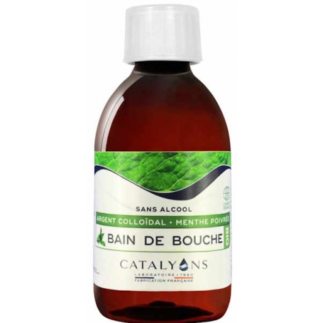 Catalyons Bain de bouche bio à l'Argent colloïdal 250ml Catalyons