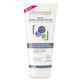 Dermaclay Soin Déjaunisseur cheveux gris et blancs 200 ml Dermaclay