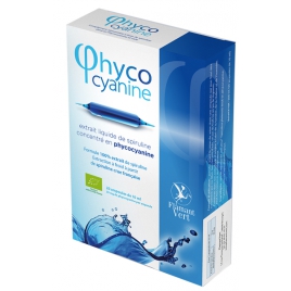 Flamant Vert Phycocyanine 20 ampoules de 10ml Flamant Vert