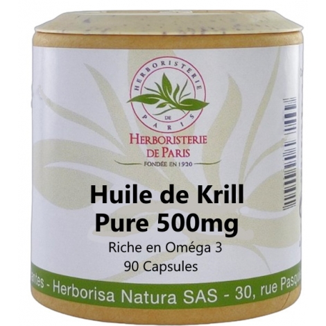 Herboristerie de Paris Huile de Krill 500mg 90 capsules Herboristerie De Paris
