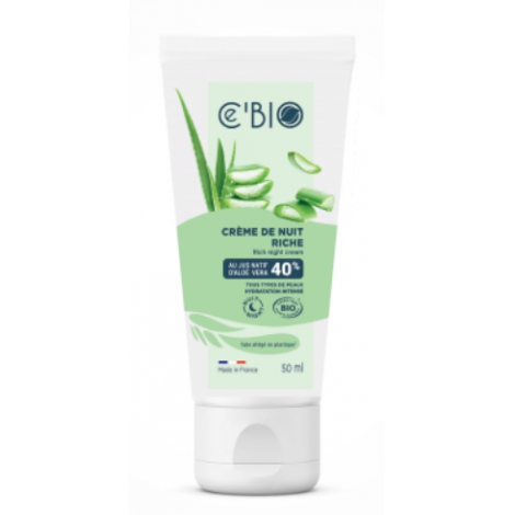 Cé'Bio Crème de nuit intense bio Aloé vera 50ml Cé'bio