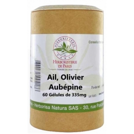 Herboristerie de Paris Ail Olivier Aubépine 60 gélules Herboristerie De Paris