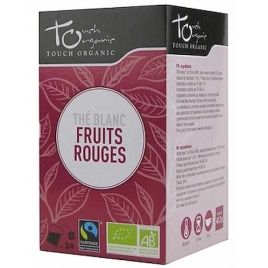 Touch Organic Thé blanc BIO aux fruits rouges 24 sachets 43g Onaturel