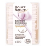 Douce Nature 200 Bâtonnets d'oreille coton bio Onaturel